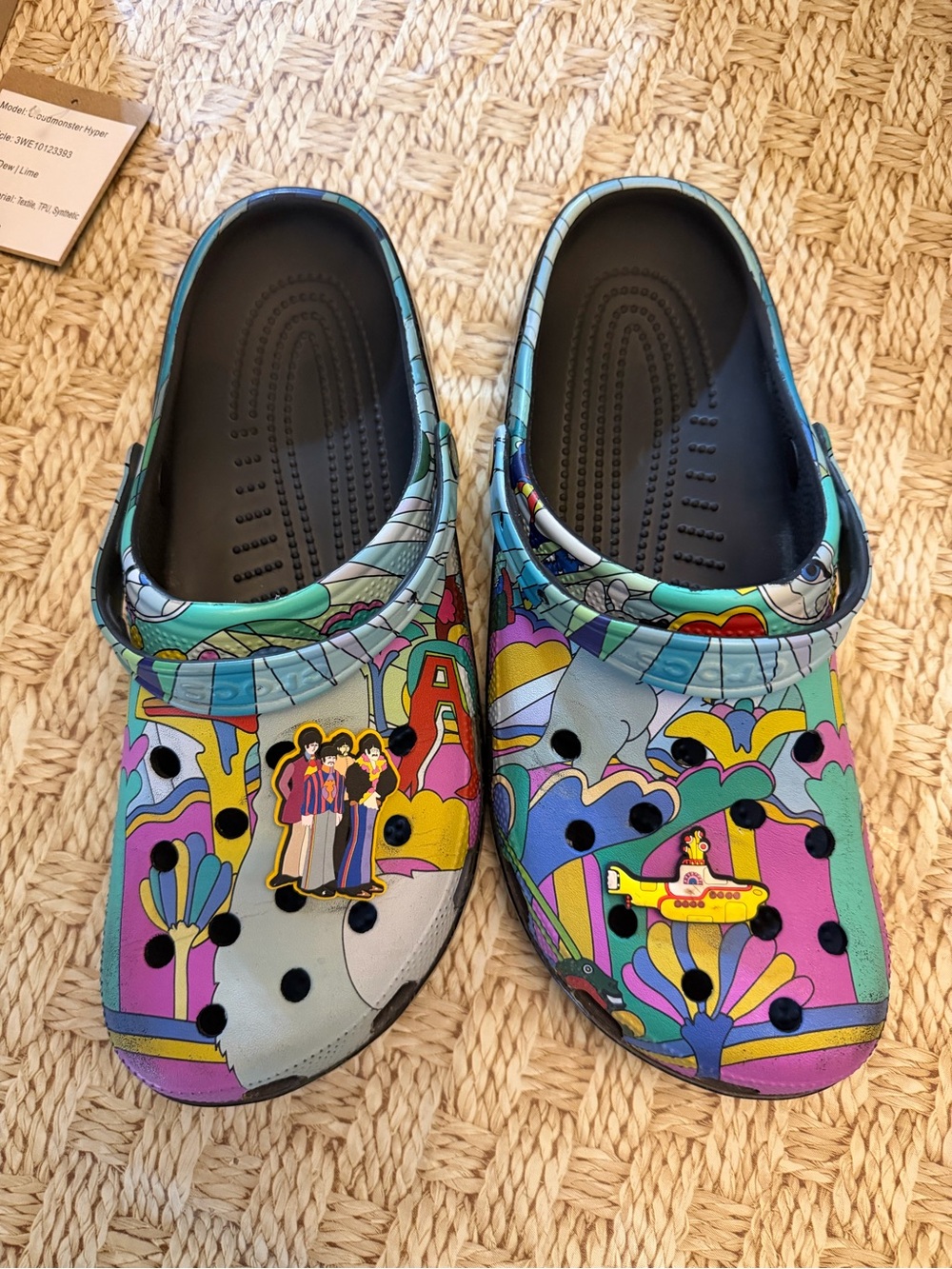 MENS BEATLES CROCS SZ 13 in awesome condition!!! No box !!
